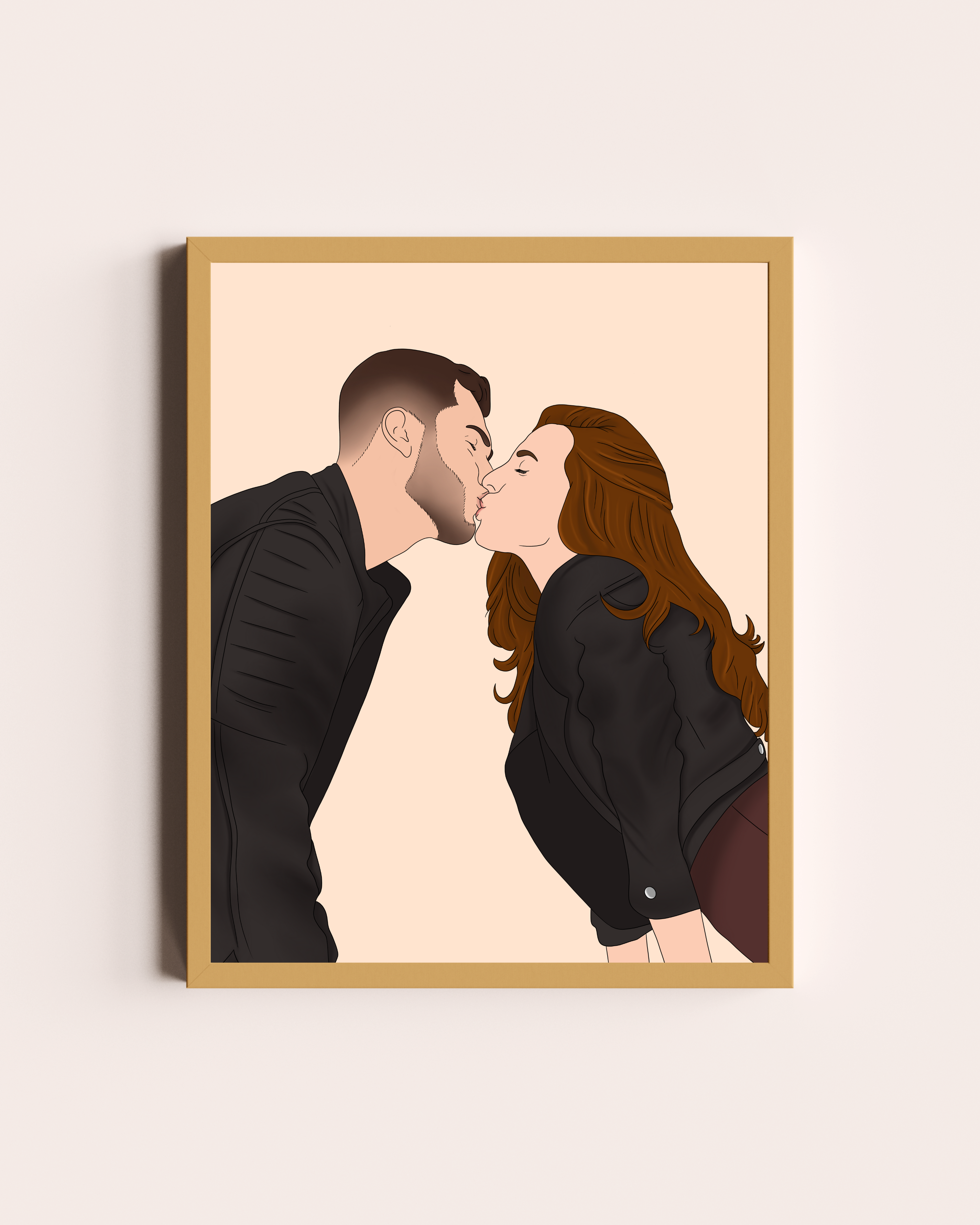 Framed Face Portrait