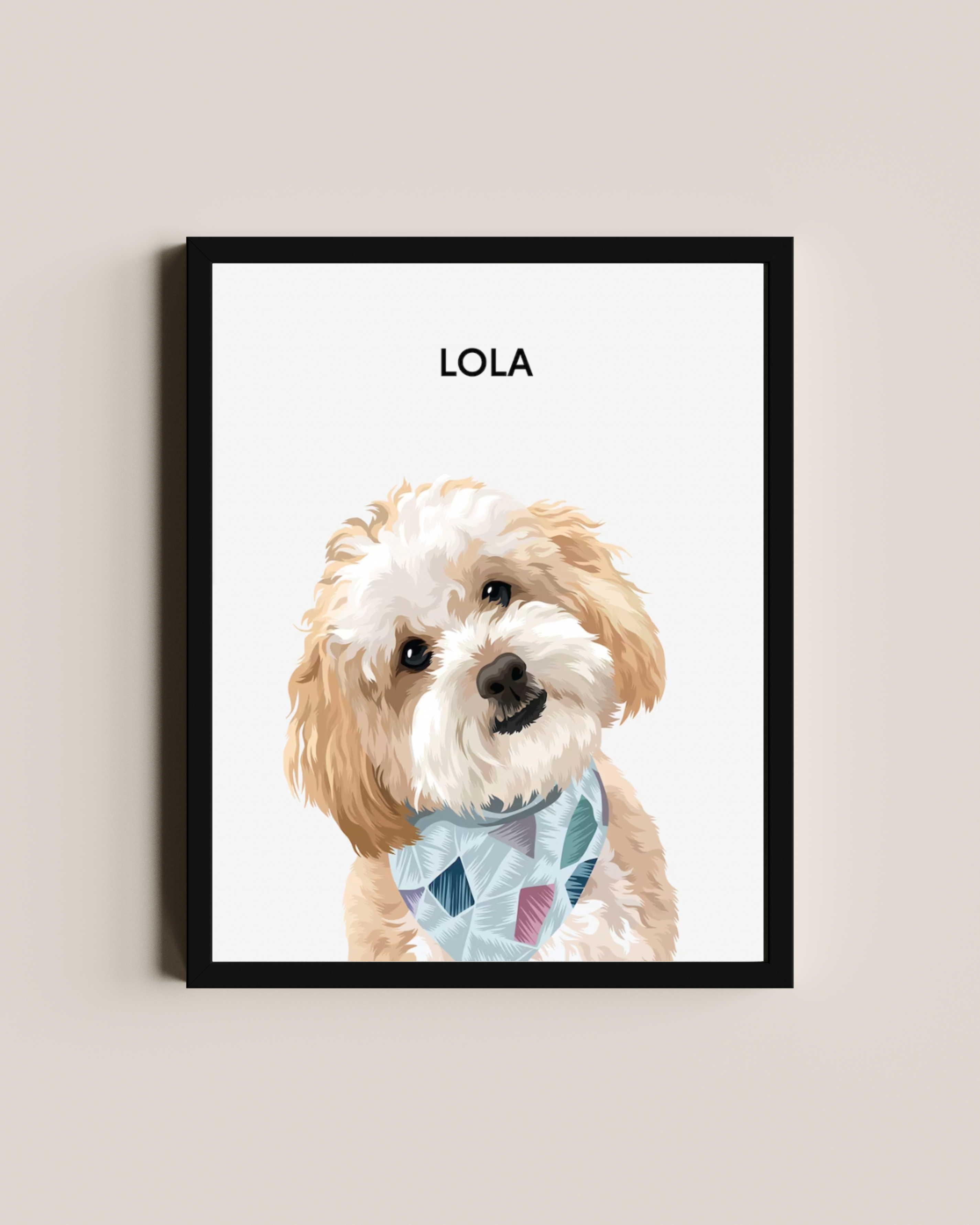 Framed Pet Portrait