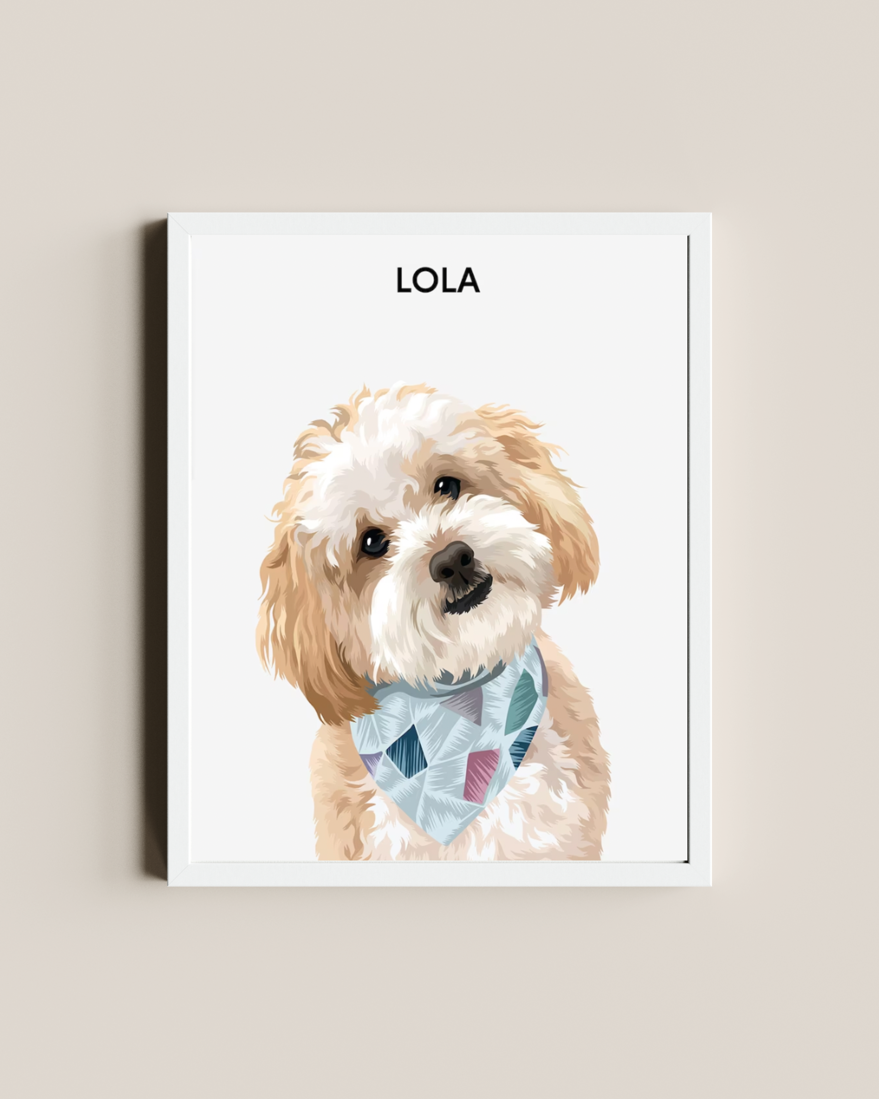 Framed Pet Portrait